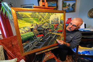 Supporting image for story: Wednesfield rail enthusiast auctions art for Severn Valley Railway