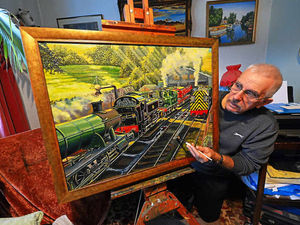 Supporting image for story: Wednesfield rail enthusiast auctions art for Severn Valley Railway