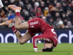 Supporting image for story: Slot glad Hugo Ekitike stayed on feet despite missed chance to claim penalty