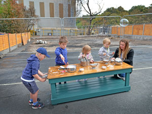Supporting image for story: In pictures: Children delighted to be back at blaze-hit Telford nursery 