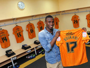 Supporting image for story: Razak Boukari is back in training for Wolves