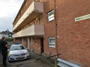 Supporting image for story: Man rescued from fire at Telford flats