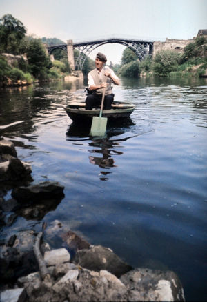 Ironbridge coracle maker Eustace Rogers