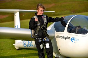 Holly has been gliding since she was young