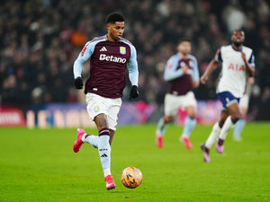 Aston Villa's Marcus Rashford 