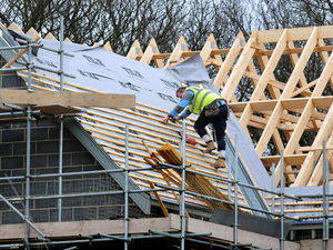 Supporting image for story: 124 homes heading for fire-hit high school