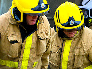 Supporting image for story: High voltage electrical cable sets hedge alight in Telford