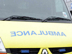 Supporting image for story: Two-car crash blocks Shrewsbury road