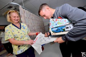 Angela Kelly with Liam Kinsella