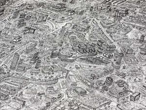 Supporting image for story: Gallery: Artist draws Birmingham from memory