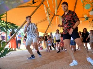 Supporting image for story: Strictly fun on the lake for AJ and Curtis Pritchard at Alderfest