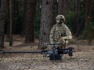 Supporting image for story: Healey announces £5 billion for military drones and lasers