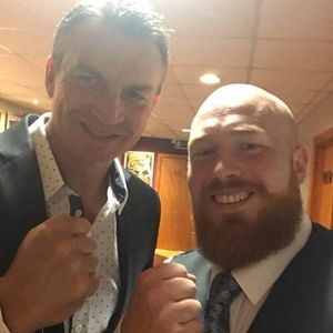 Richie Woodhall with Lee Ellis