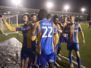 Supporting image for story: Shrewsbury keeper issues 'fearful' warning to League One rivals after Wrexham derby victory