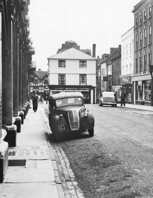 Castle Street in Ludlow, unknown date