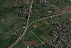 The M5 at junction 4a for the M42