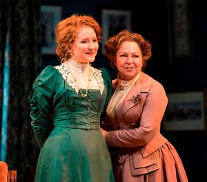 Dorothea Myer-Bennett as Catherine Winslow and Tessa Peake-Jones as Grace Winslow. Pic: Alastair Muir