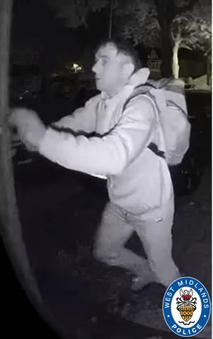 This image has been released of a man West Midlands Police said it wants to speak to. Photo: West Midlands Police