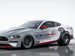 Supporting image for story: Ford unveils first electric Mustang dragster prototype
