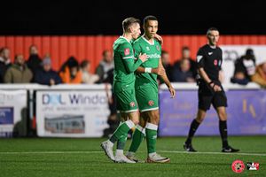 Sheppey United v Walsall match action (pic Owen Russell)