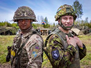 Supporting image for story: Cannock tank operator testing security of NATO’s eastern flank in Estonia