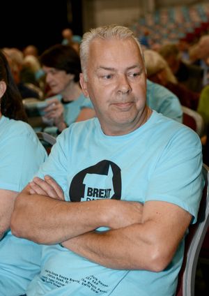 Paul Chawner from Telford at the Brexit Party West Midlands conference