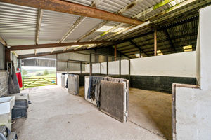 The property boasts a range of outbuildings and equestrian facilities. Picture: Davie Parry & Co/Rightmove.