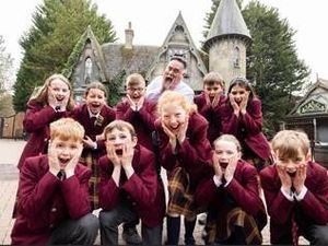 Supporting image for story: Alton Towers superfan who has visited attraction 15,000 times gets spooky treat at theme park