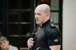 Representatives of the police attended