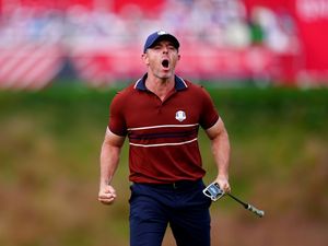 Supporting image for story: Europe three points away from winning Ryder Cup outright after fiery day two