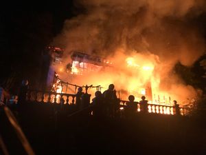 Supporting image for story: House up for sale near Wolverhampton gutted in huge blaze