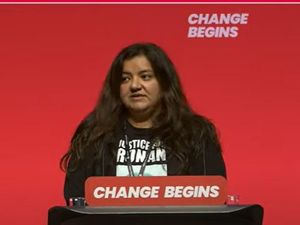 Supporting image for story: 'We finally feel heard': Murdered Ronan Kanda's mother addresses Labour conference with anti-knife message