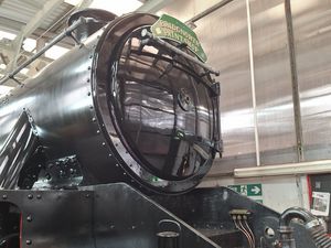 Supporting image for story: Severn Valley Railway locomotive is steaming back with a new look and number