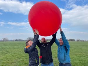 Supporting image for story: Giant inflatable Red Nose to be taken to top of Wrekin to raise money for Comic Relief