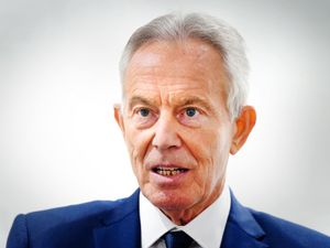 Headshot of Sir Tony Blair speaking