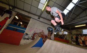 Dan Titley was one of around 60 skaters who turned out for an event in tribute to the popular 31-year-old Toby Jones
