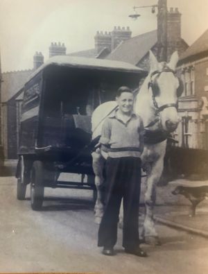 Charlies first job, when he was 13, was a bread-round in Leak after he left school. 