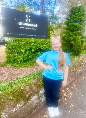 Maria Kelly has won a place at The Hammond performing arts academy