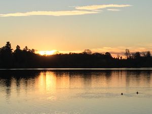 Supporting image for story: A taste of winter on Ellesmere mere