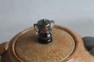 The prized FA Cup on the finial