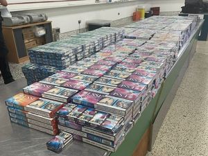 Supporting image for story: Man who attempted to sneak thousands of cigarettes in luggage caught at customs