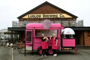The Pizza Girls at Ludlow Brewery  