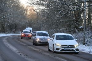 Drivers were warned to be cautious of road conditions