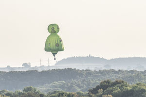 Hot air balloons above Telford during #lookup, the replacement for Telford Balloon Fiesta. Photo: Ian Knight