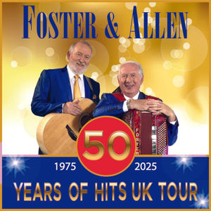 Foster & Allen celebrate 50 years of hits at Halesowen Town Hall. Image: CMR Management Ltd