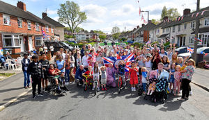 Street party in Alexander Road, Smethwick..