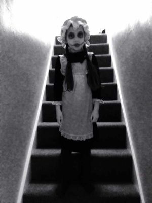 Spooky six year old Mia McLoughlin from Codsall is a Halloween horror