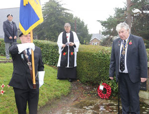 Remembrance Sunday in Welshpool