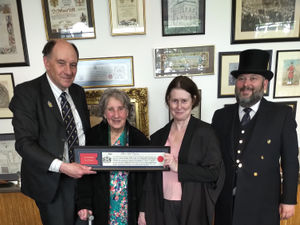 Supporting image for story: Ancient plumber's guild to visit Shropshire after railway director made a freeman