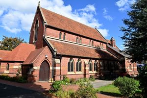 St Mary's Church which sits in the centre of Bearwood